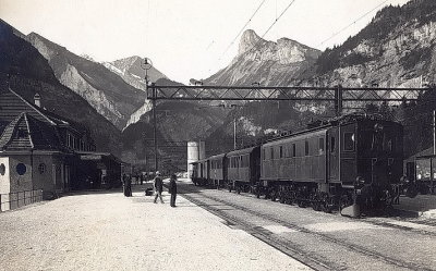 Railway Station in Kandersteg