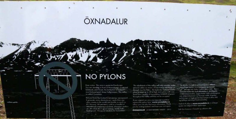 Trouble in paradise.  Valley residents want no power pylons erected