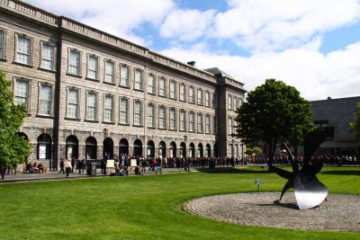 Trinity College Which Houses the Book of Kells (8c)