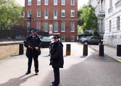 Security at Number 10 Downing - Cute Pickup Lines Not Recommended