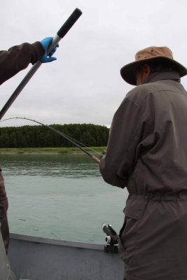 Alfredo Catches The First King and His First Fish Ever