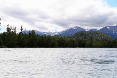 Approaching Skilak Lake