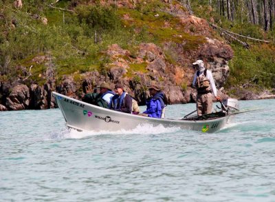 The 45-Minute Transit from The Upper Kenai Entrance into The Lake to The Take Out Spot