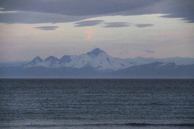  Mt. Iliamna in Early Morning Light After the Halibut Trip is Blown Out