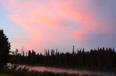 Sunset on The Kenai Penisula at Marlow's