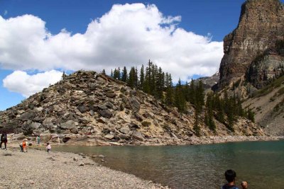 The Moraine That Dams Up the Lake