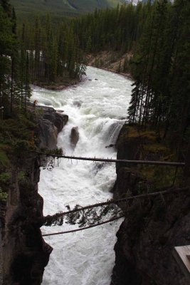 Sunwapta Falls and River