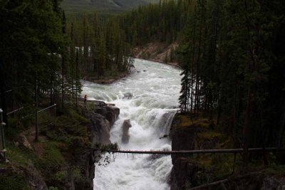 Sunwapta Falls and River