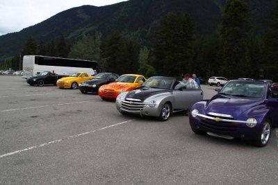 Chevy SSR Car Club at Mt. Robson Provincial Park - Cool Rides