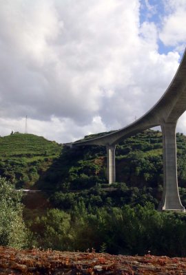 Views of the Douro Valley en Route to Pinhao