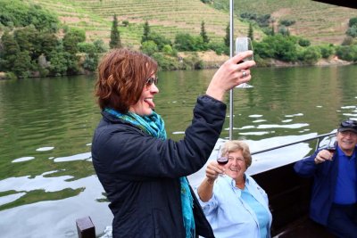 We Travel Downstream on the Douro by Rabelo to Quinta do Crasto with a Port Tasting en route