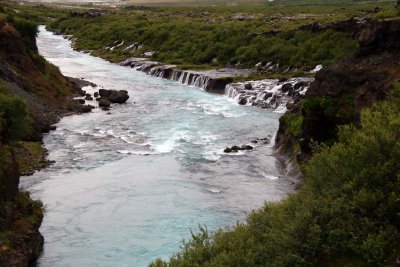Barnafoss (Children's Falls) on the Hvita River