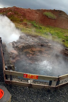 Deildartunguhver, the country's largest geothermal spring