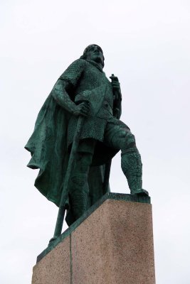 Statue of Leif Erikson, presented to Iceland by the USA