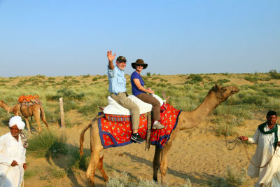 CAMEL RIDE IN THE THAR DESERT