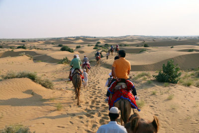 CAMEL RIDE IN THE THAR DESERT