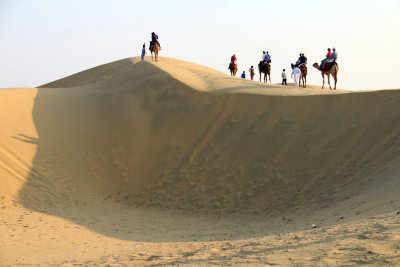 CAMEL RIDE IN THE THAR DESERT