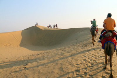 CAMEL RIDE IN THE THAR DESERT