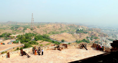 MEHRANGARH FORT - VIEW TO JASWANT THADA