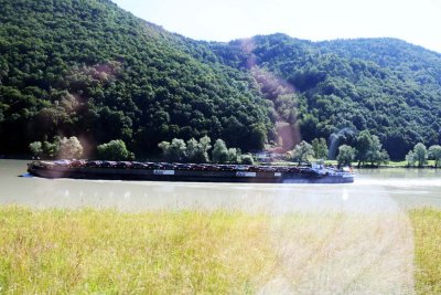 CAR CARRIER ON THE DANUBE