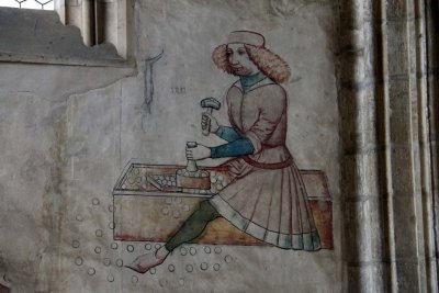 ART DEPICTING COIN MAKING