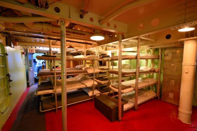 Bunk beds outside of the Radio Room (01/31/2015)