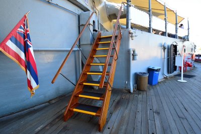 USS Battleship Missouri - Wooden Stairs (01/31/2015)