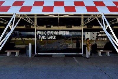 Entrance of the Pacific Aviation Museum (01/31/2015)