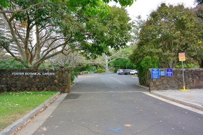 Foster Botanical Garden - Entrance (03/12/2015)