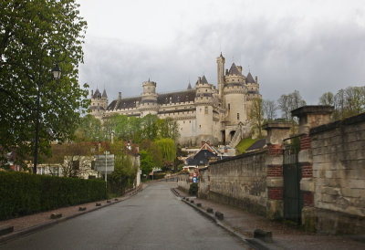 City & Chateau Pierrefonds in France
