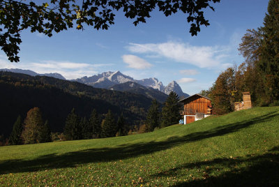 Zugspitze in background