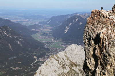 Zugspitze,down to Garmisch