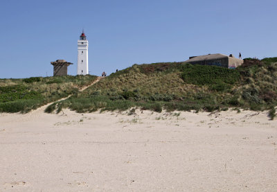 Blavand,lighthouse and bunkers