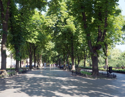 Pushkin Street in Odessa