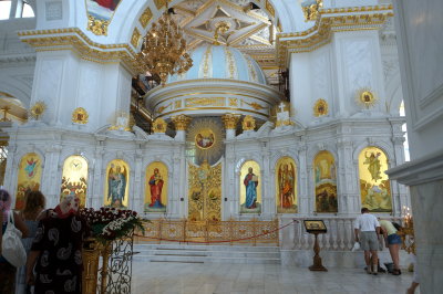 Inside Our Saviour Transfiguration Orthodox Cathedral