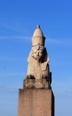 Egyptian Sphinx on Universitetskaya Embankment 