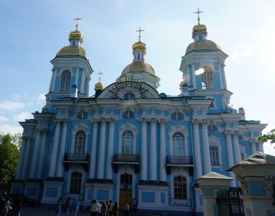 The Western Facade of the Naval Cathedral of St. Nicholas