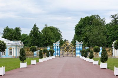 Golden gates of Catherine palace