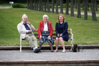 Three Swedes in Ulriksdal Palace Park 