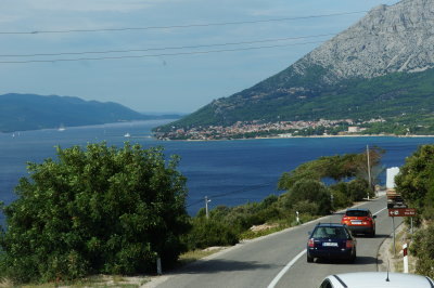 Driving to Orebic to Catch a Ferry