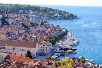 View of Hvar from the Fortress