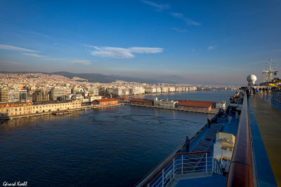 Sortie du port de Thessaloniki