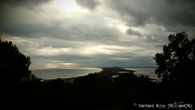 dramatic Sky view from Ste to Agde