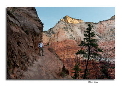 Hiking Hidden Canyon Trail.