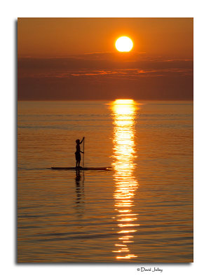 Paddle Board, Lake Michigan, Point Betsie