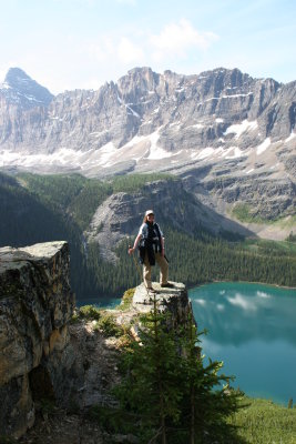 Lake O'Hara from Wiwaxy trail