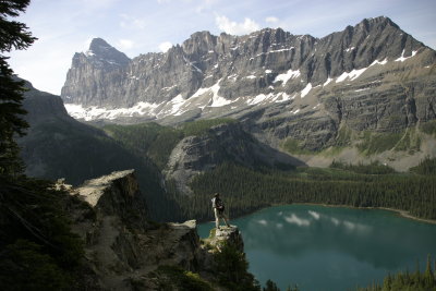 Lake O'Hara from Wiwaxy trail