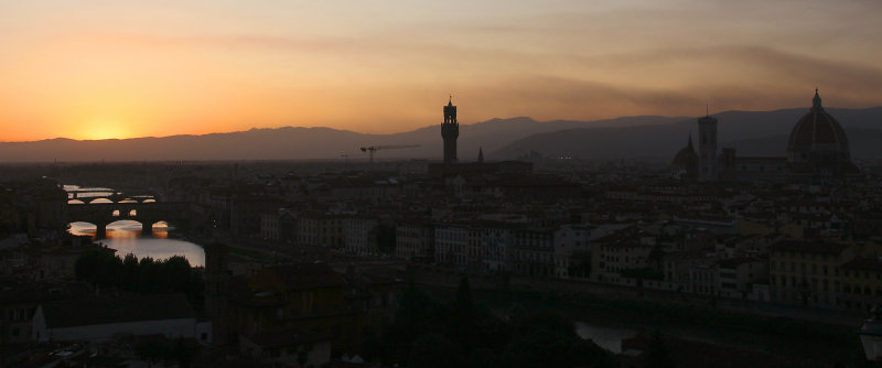 Florence , sunset