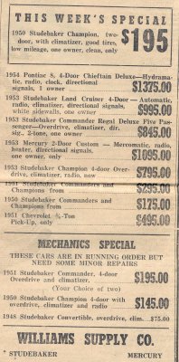 Studebakers for sale.JPG