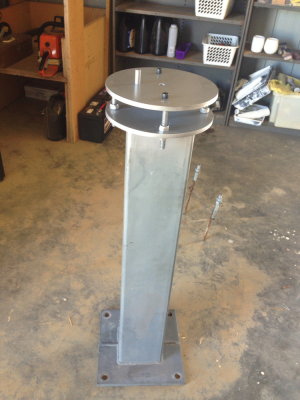Completed pier